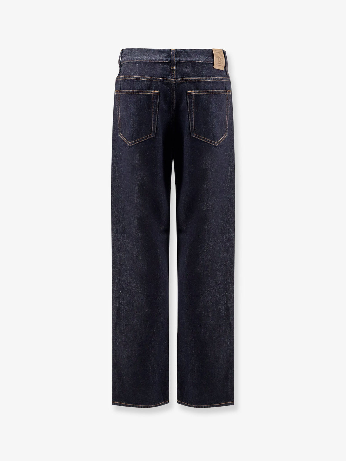 Toteme Low straight denim jeans - Rinsed Blue
