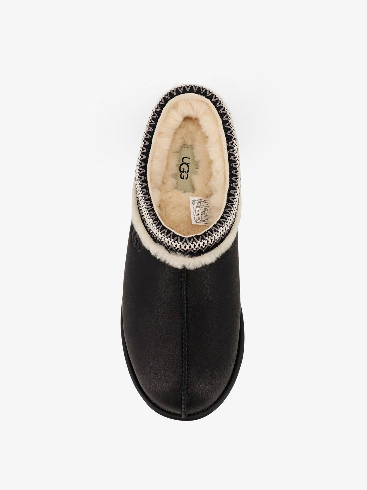 UGG M Tasman Noir leather slip on - Black