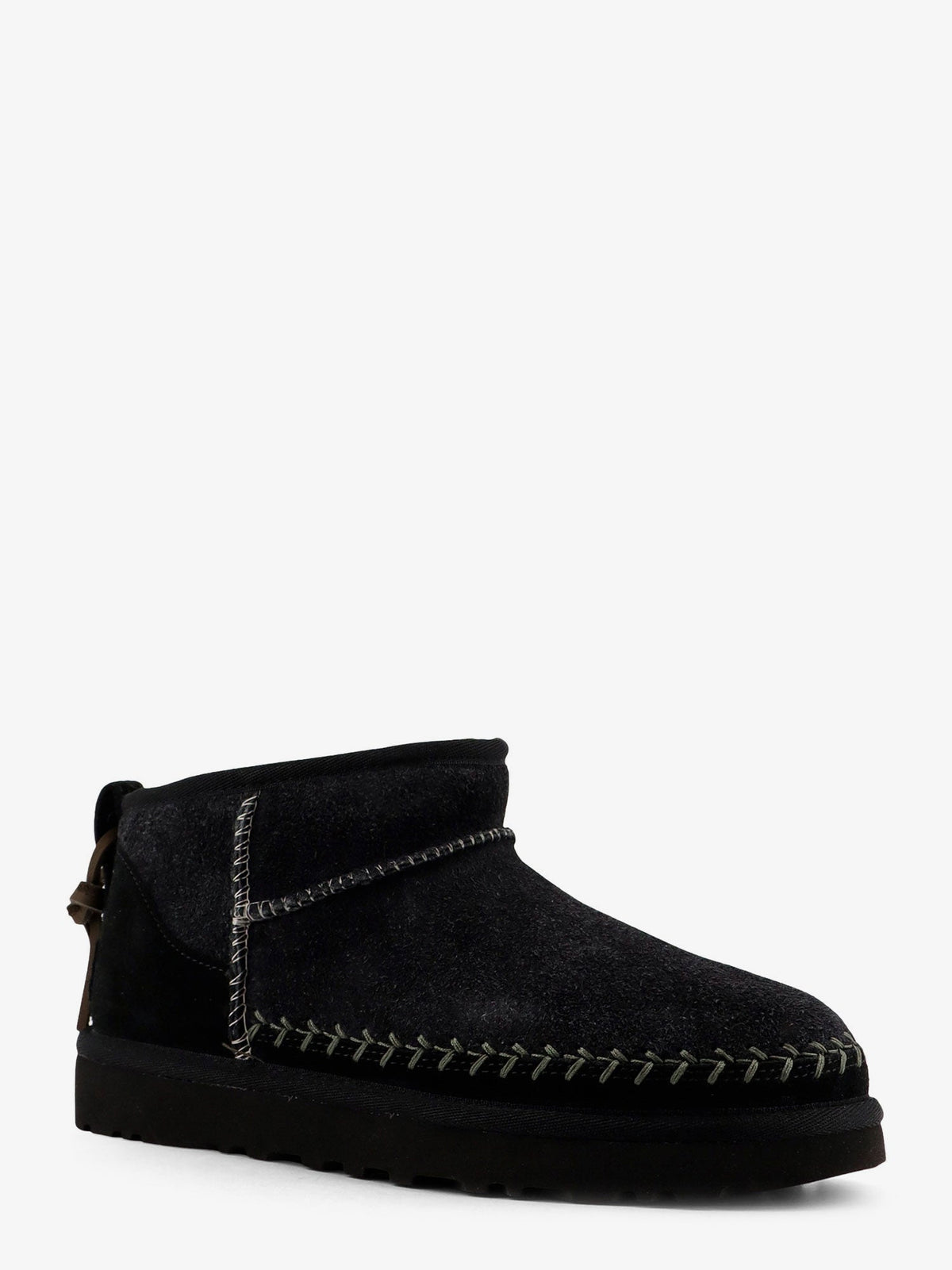 UGG W Classic Ultra Mini Biarritz suede ankle boots - Black