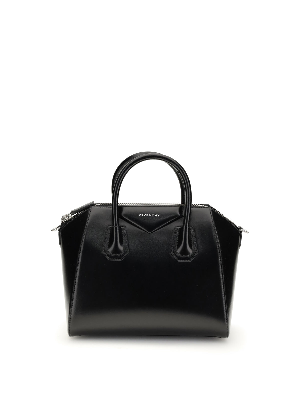 Givenchy Antigona small leather Box Handbag - Black