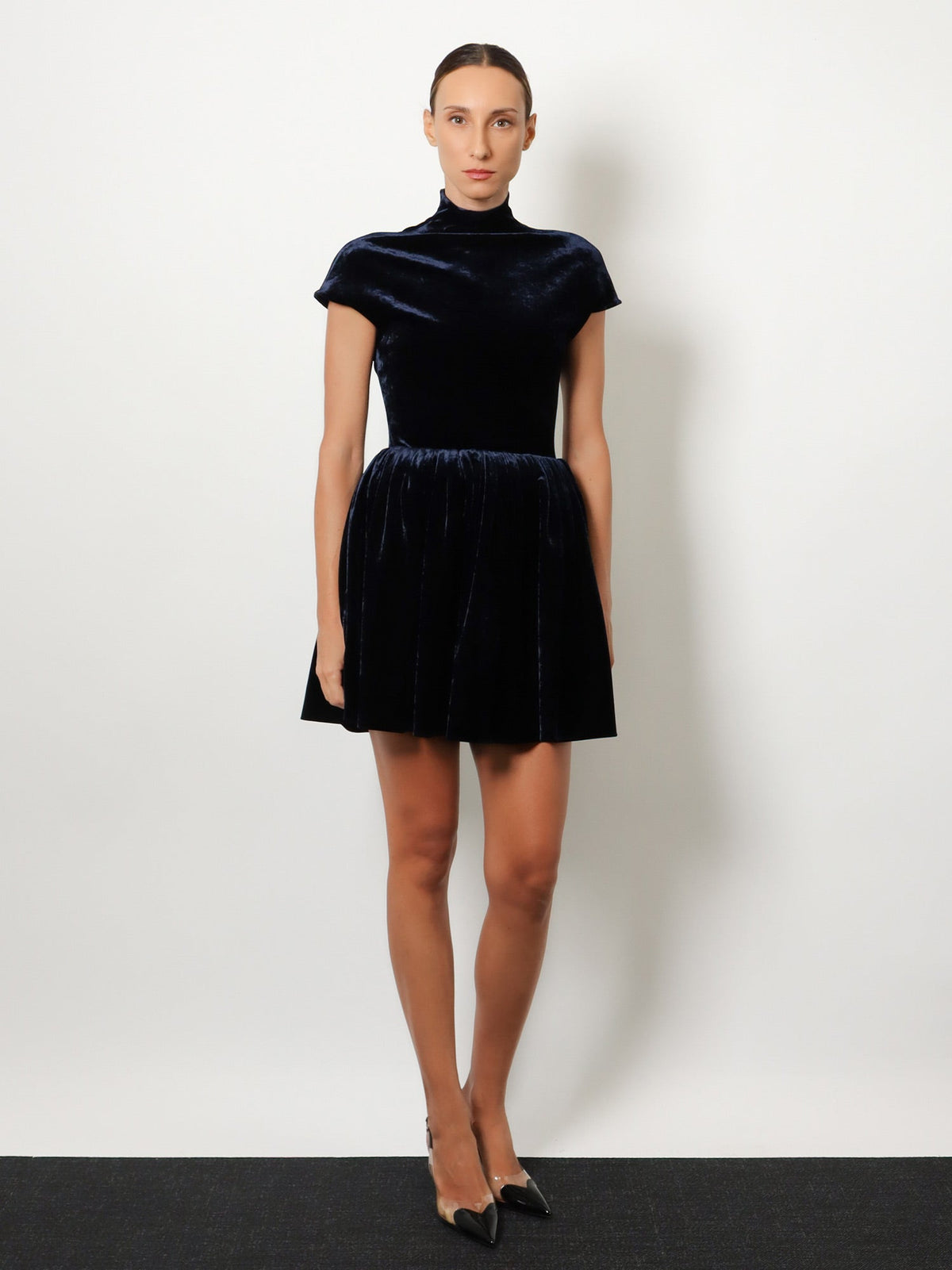 Alaïa Short velvet dress - Minuit