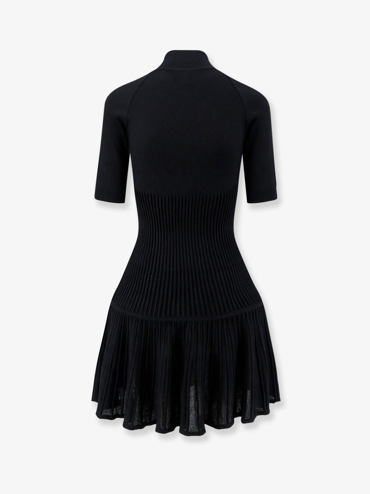 Alaïa Crinoline wool blend short dress - Noir Alaia