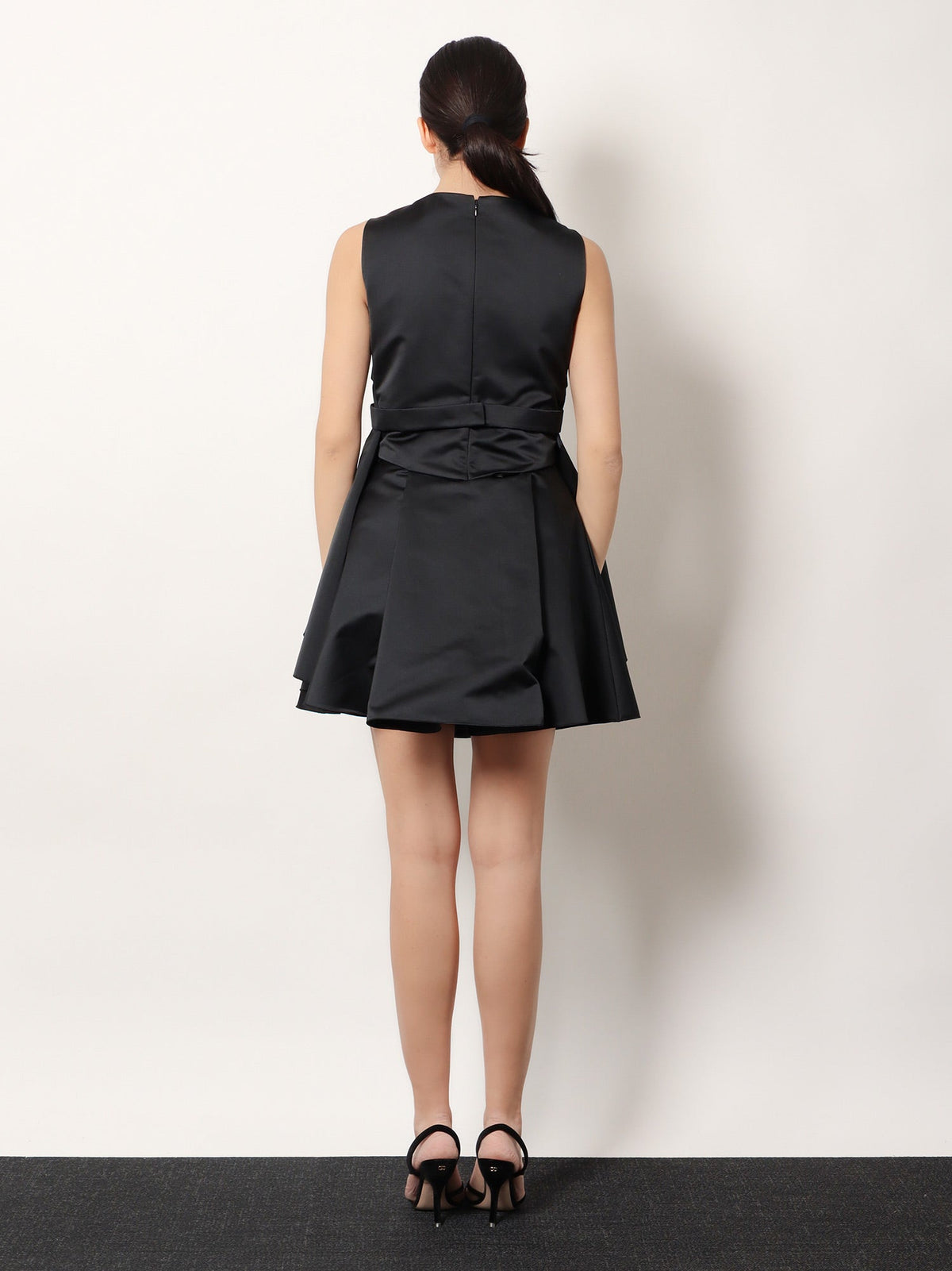 Alexander McQueen Taffetà dress - Black