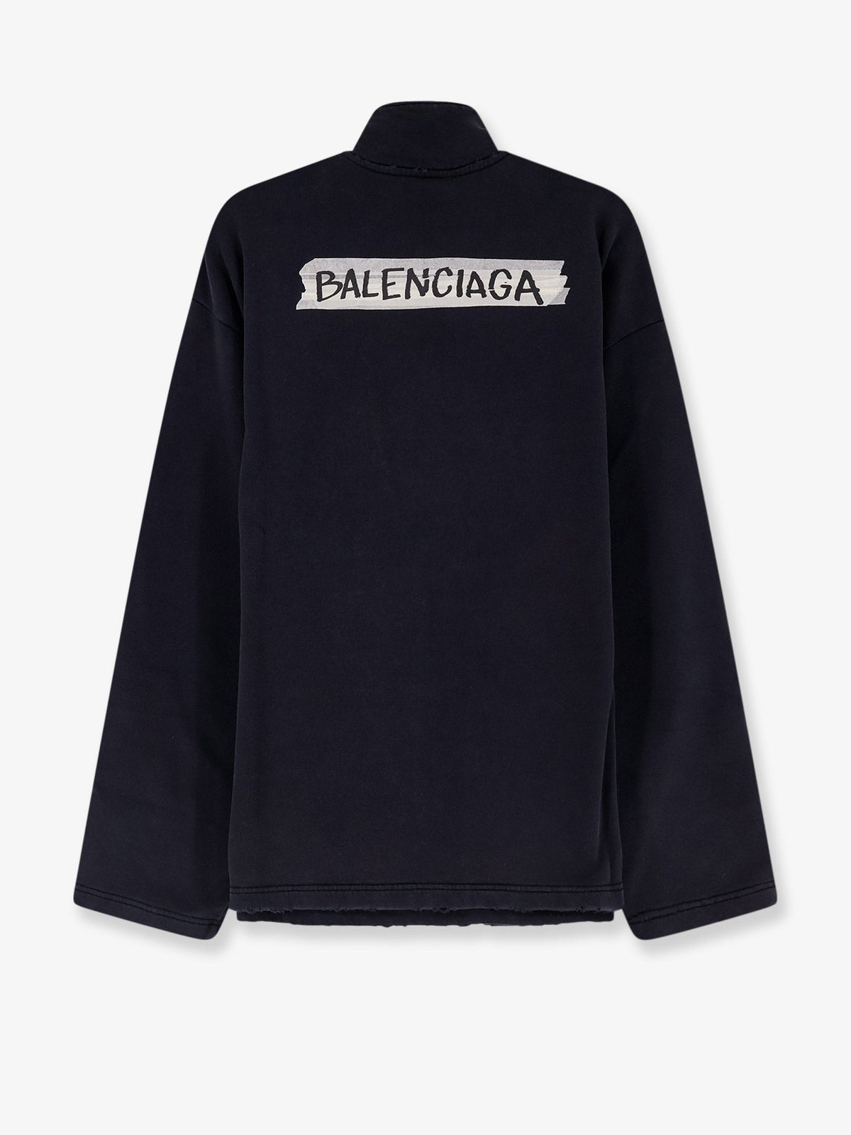 Balenciaga Cotton sweatshirt - Faded Washed Black