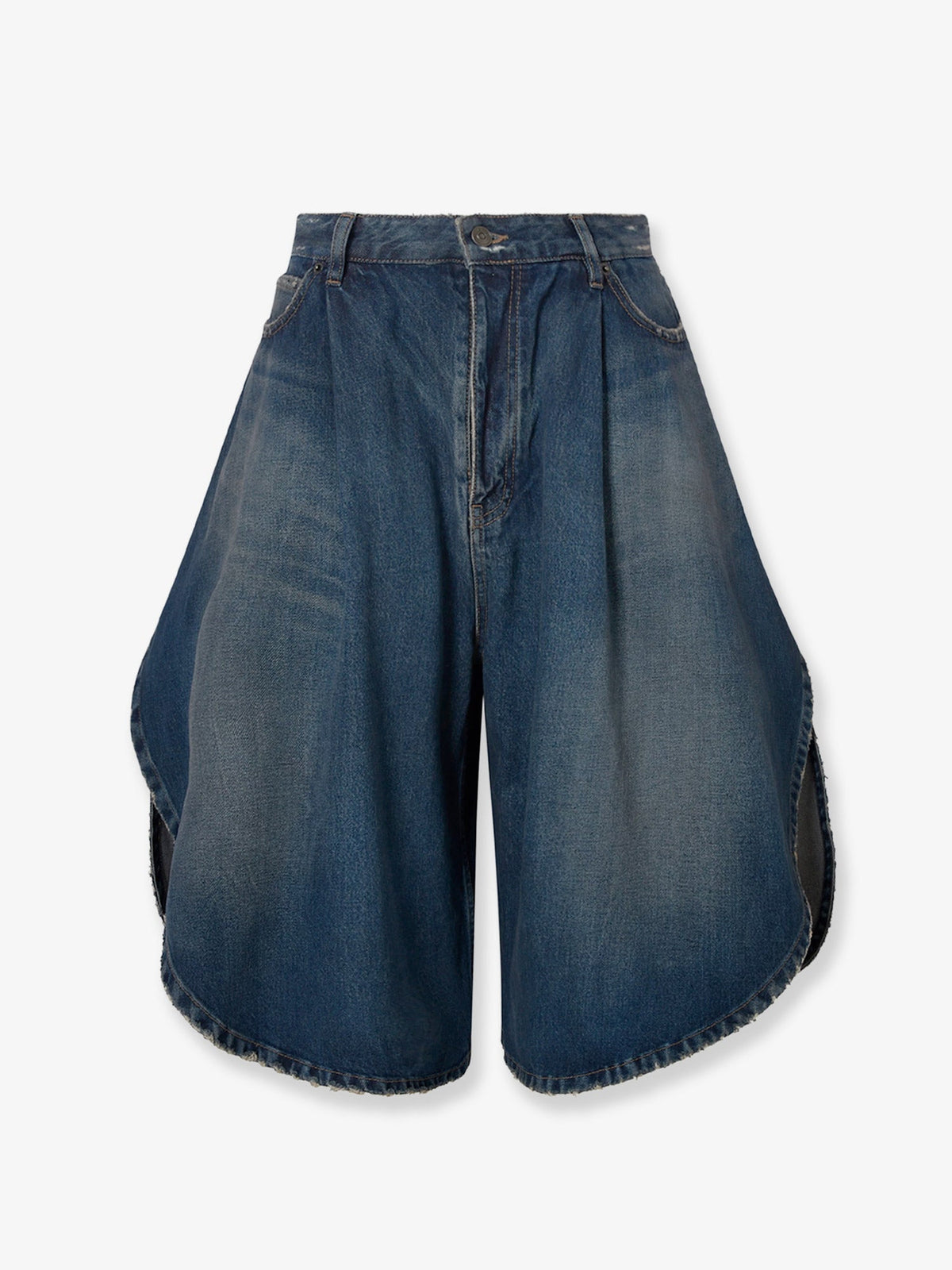 Balenciaga Cotton Bermuda shorts - Dark Ocean