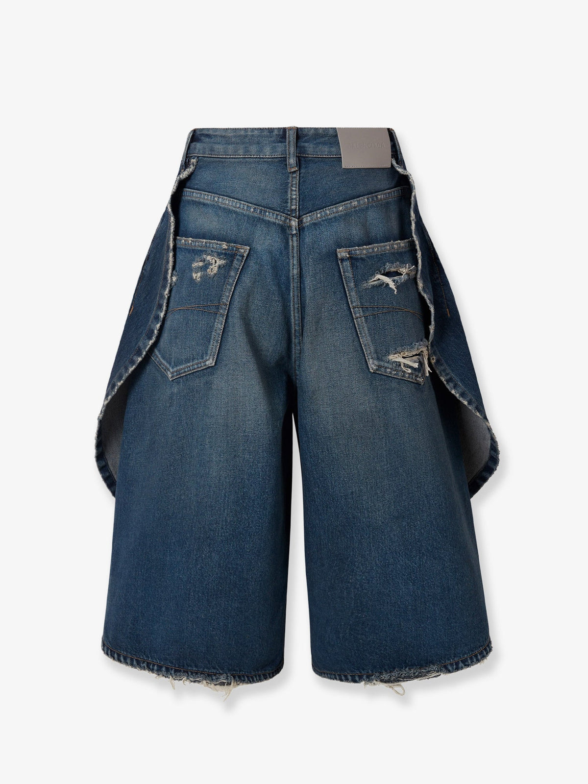 Balenciaga Cotton Bermuda shorts - Dark Ocean