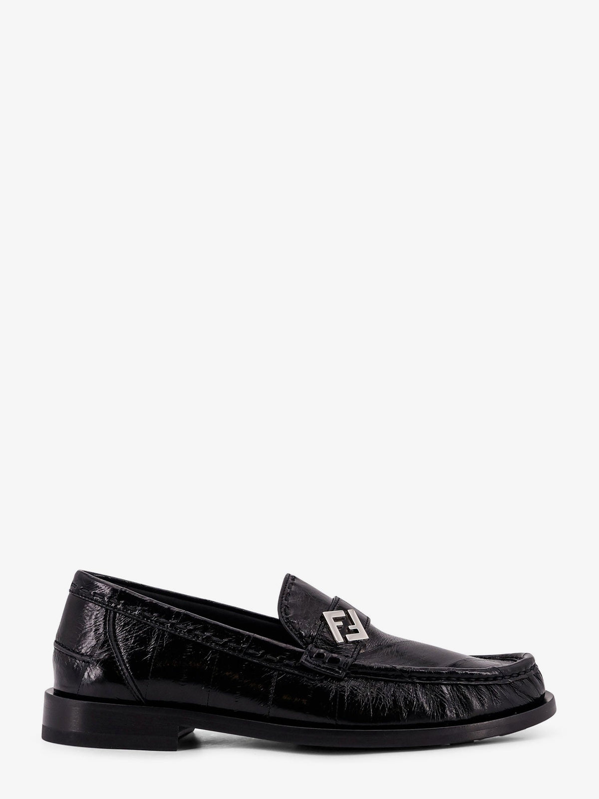 Fendi Missina leather loafers - Nero