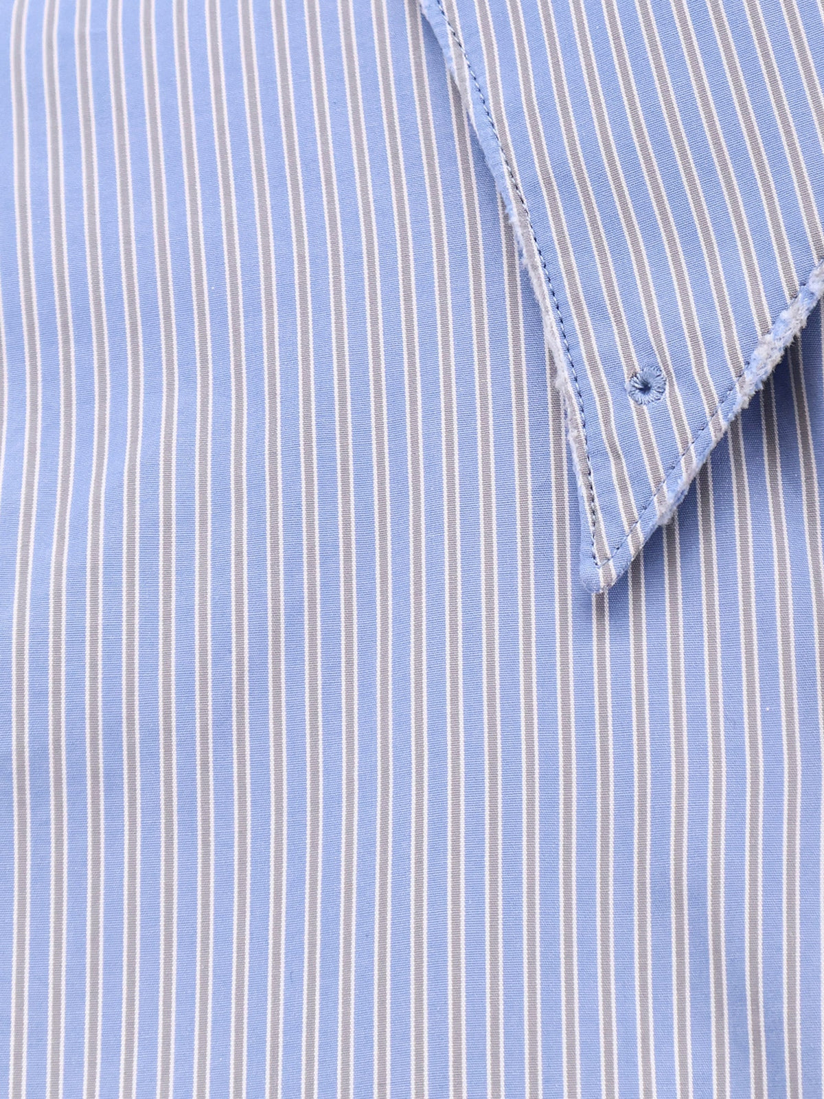 Maison Margiela Striped cotton shirt - Light Blue Grey