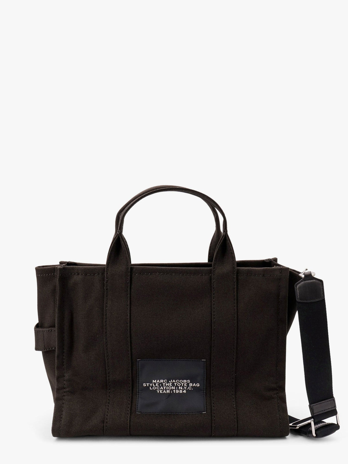 Marc Jacobs The medium tote canvas crossbody bag - Black