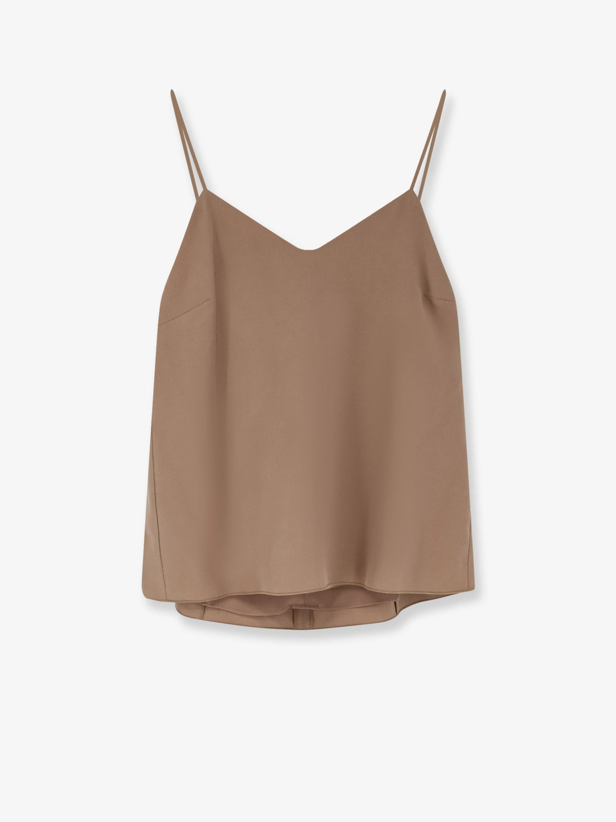 Max Mara Silk Munghia top - Nocciola