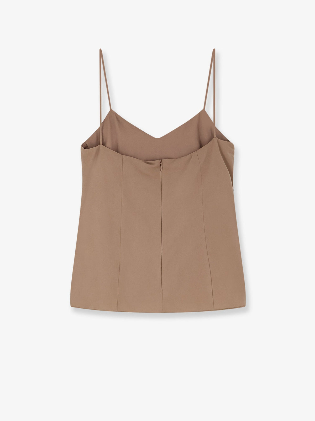 Max Mara Silk Munghia top - Nocciola