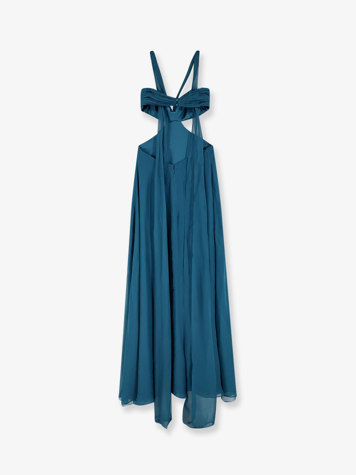 Retrofete Meira chiffon dress - Teal