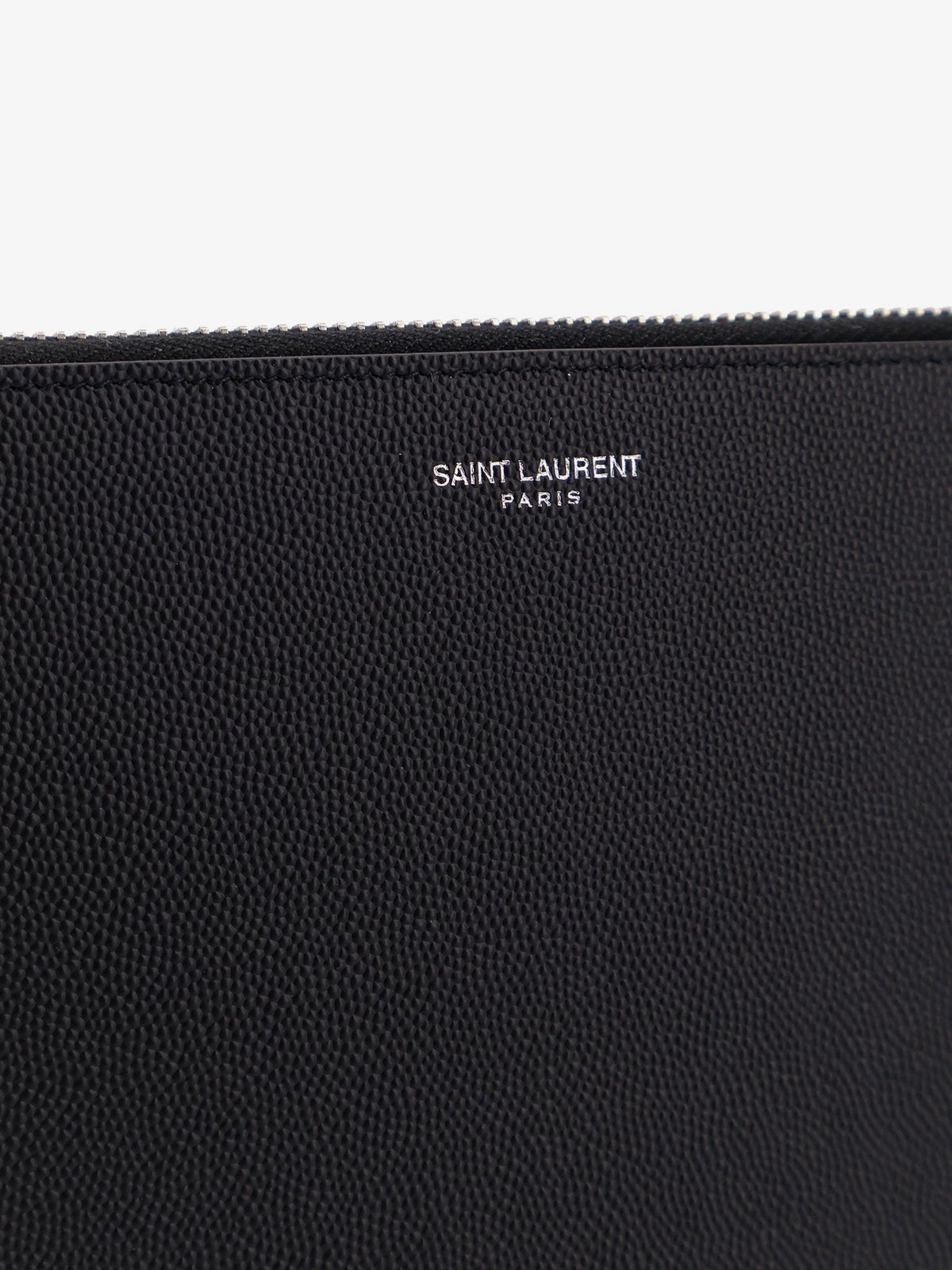 Saint Laurent Leather clutch - Nero