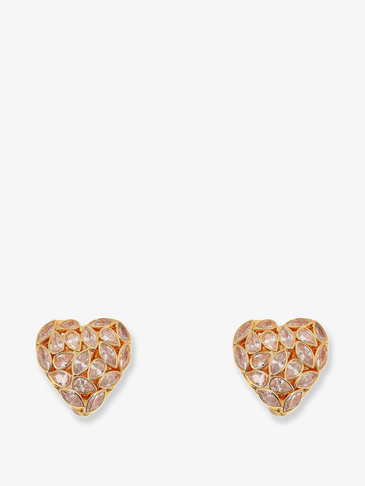 Self-Portrait Gold brass earrings