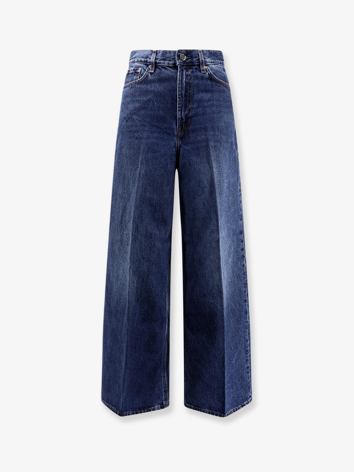 Toteme Wide Leg organic cotton jeans - Dk Blue