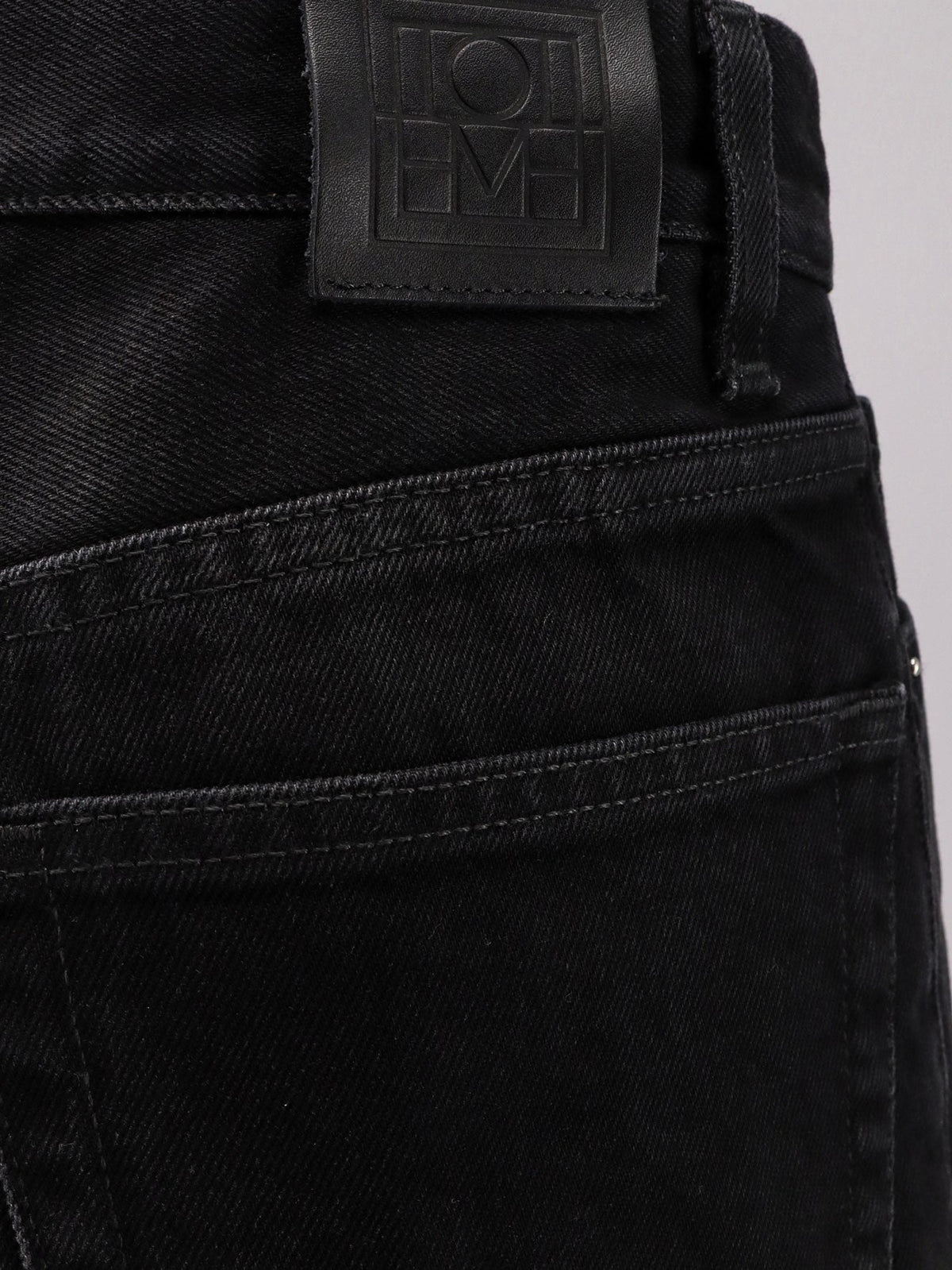 Toteme Black denim jeans - Faded Black