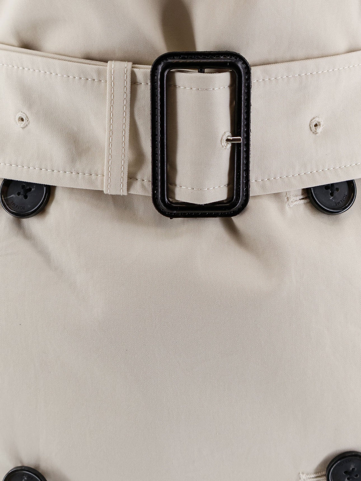 Toteme Trench Washed Cotton - Stone