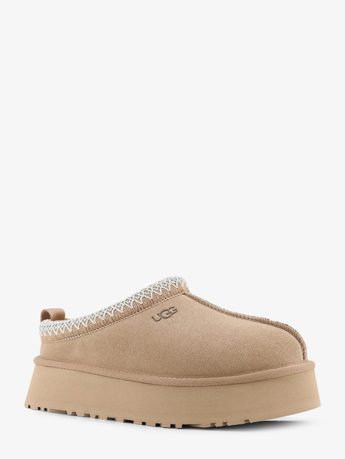 UGG W Tazz suede sandals with engraved logo - Beige