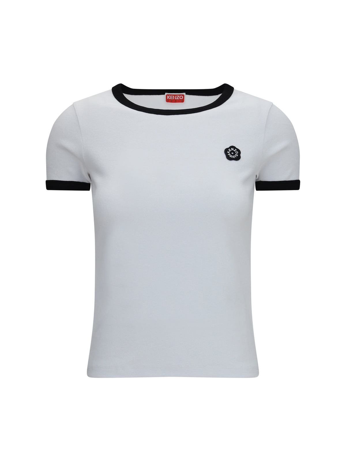 Kenzo Boke Flower 2.0 embroidered cotton T-shirt - White