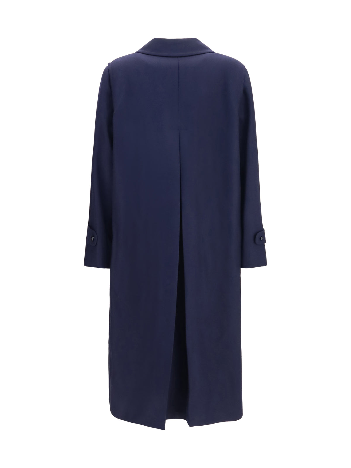 Blazé Milano Nitak Woolly wool trench Coat - Navy