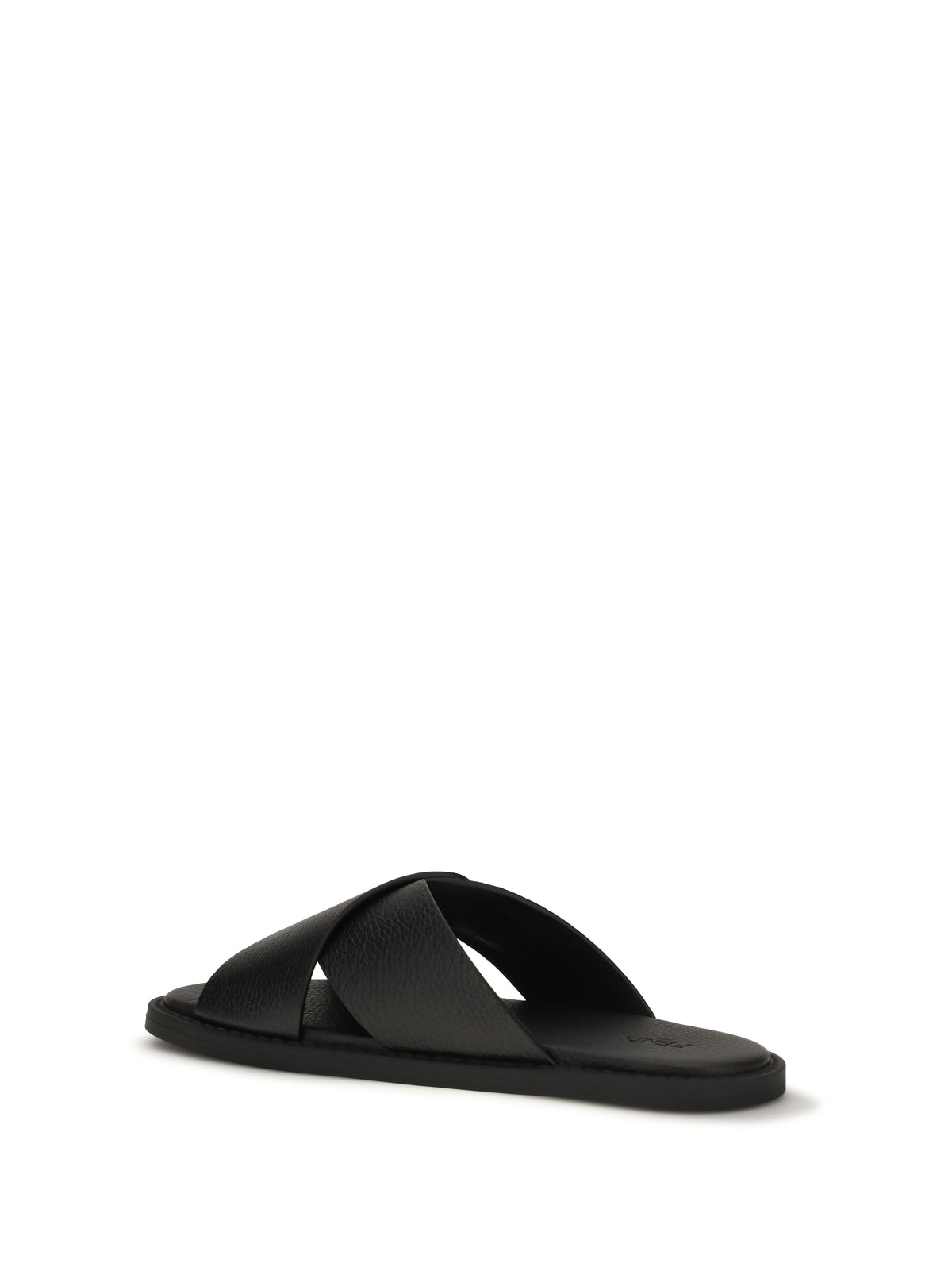 Fendi Slide Sandals by Fendi - Black
