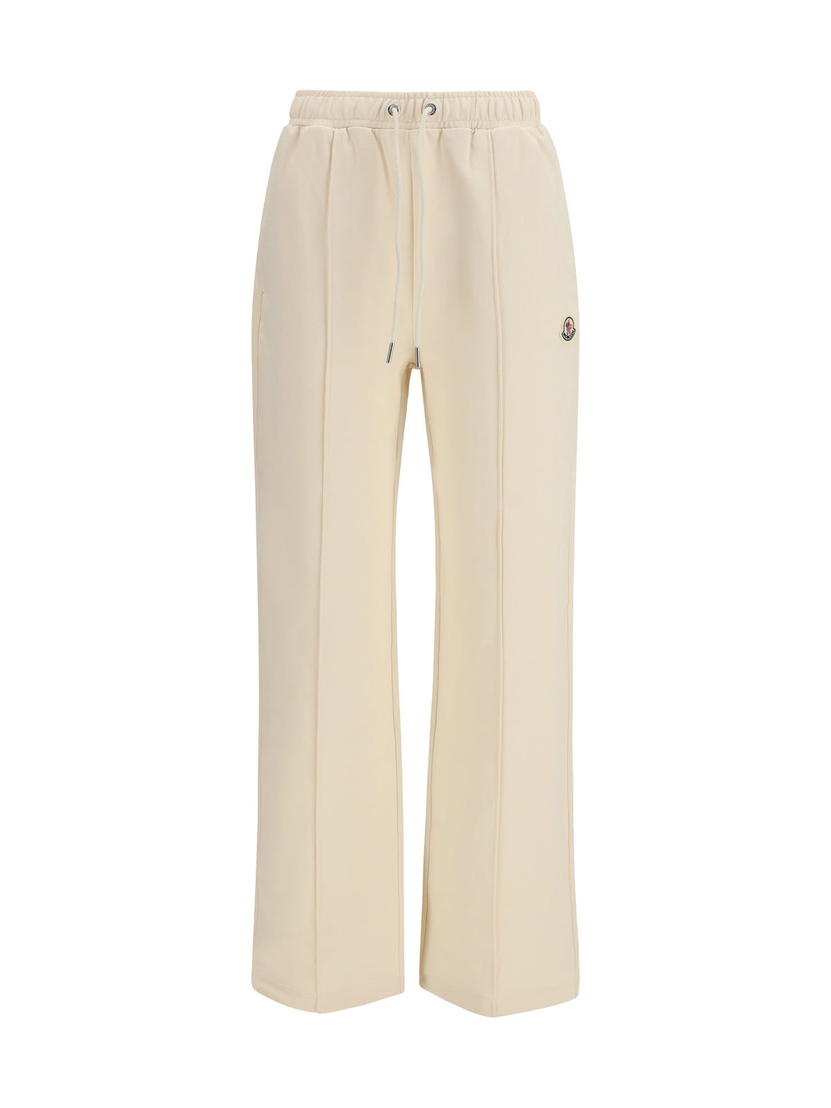 Moncler Cotton Sweatpants - Natural