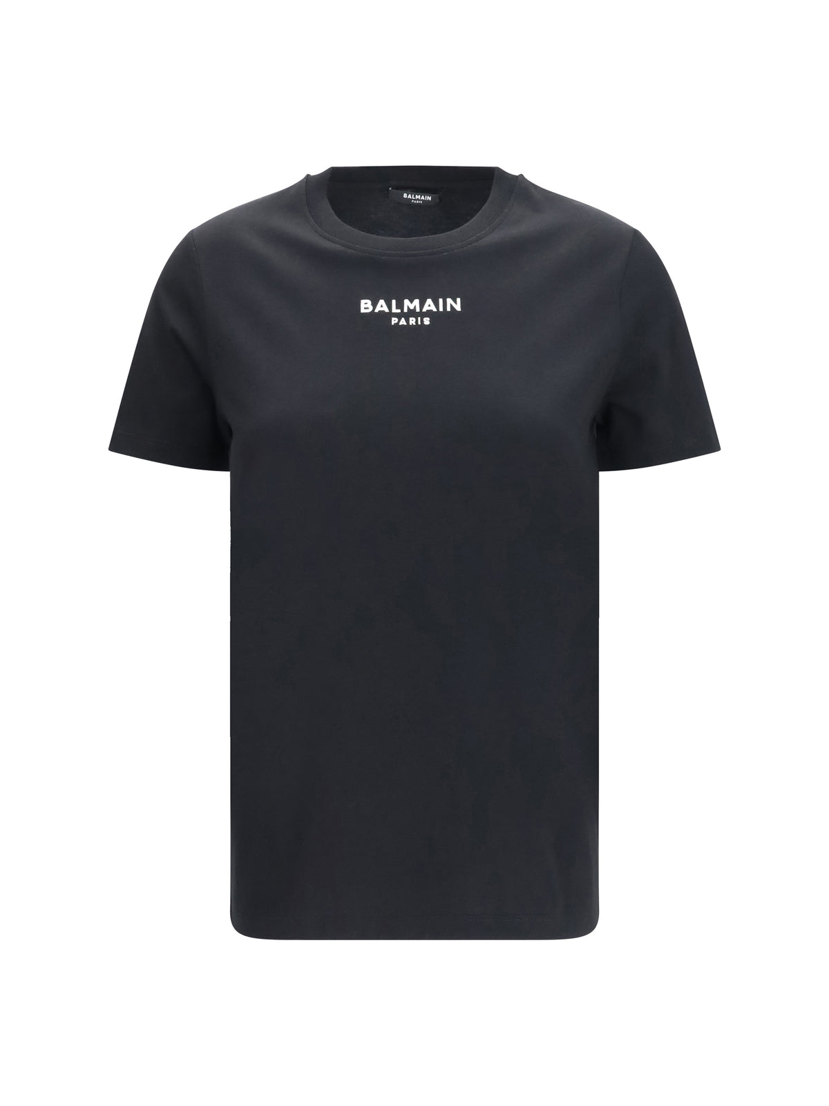Balmain Cotton logo T-shirt - Noir/Blanc