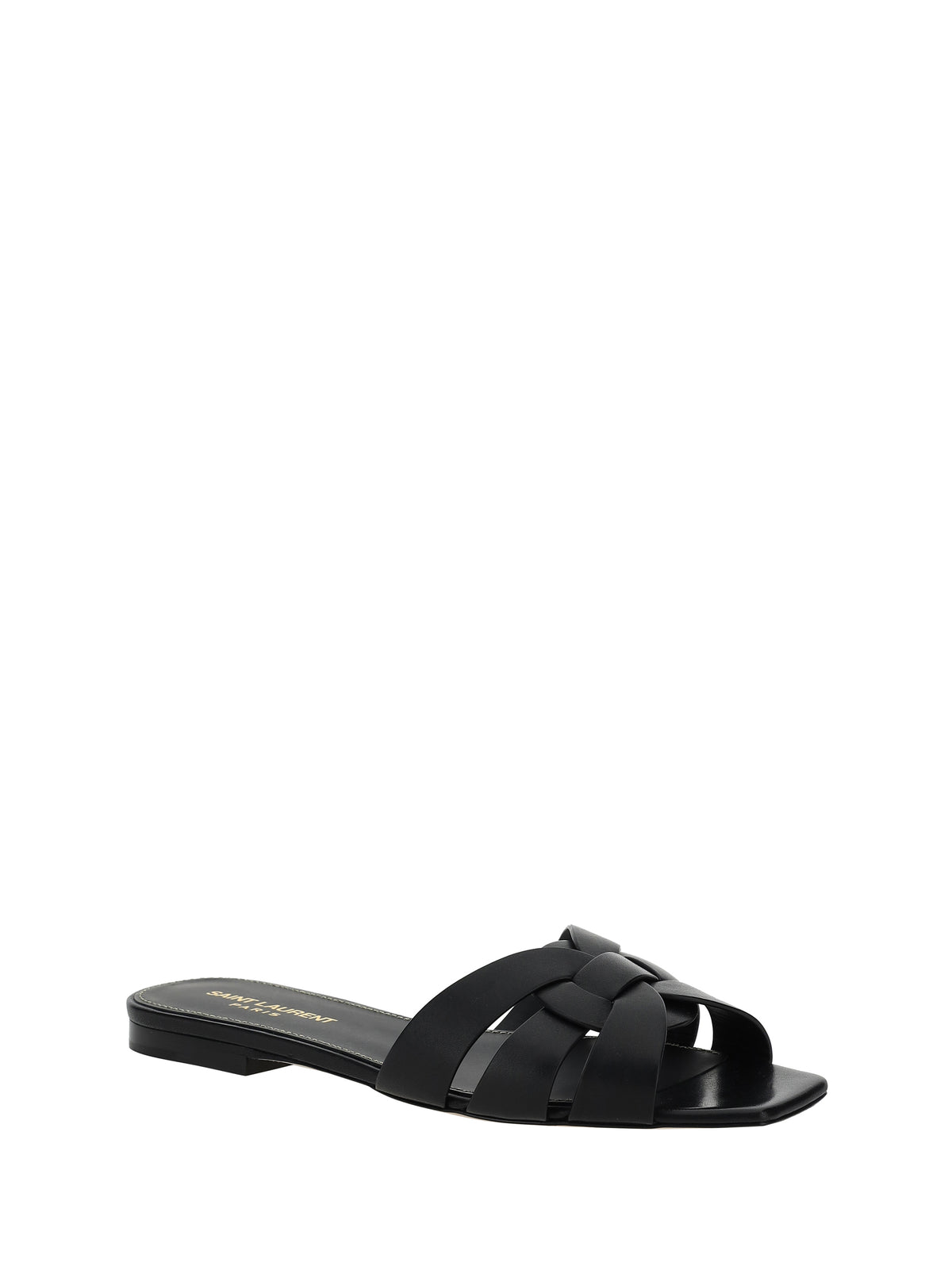 Saint Laurent Tribute leather Sandals - Black