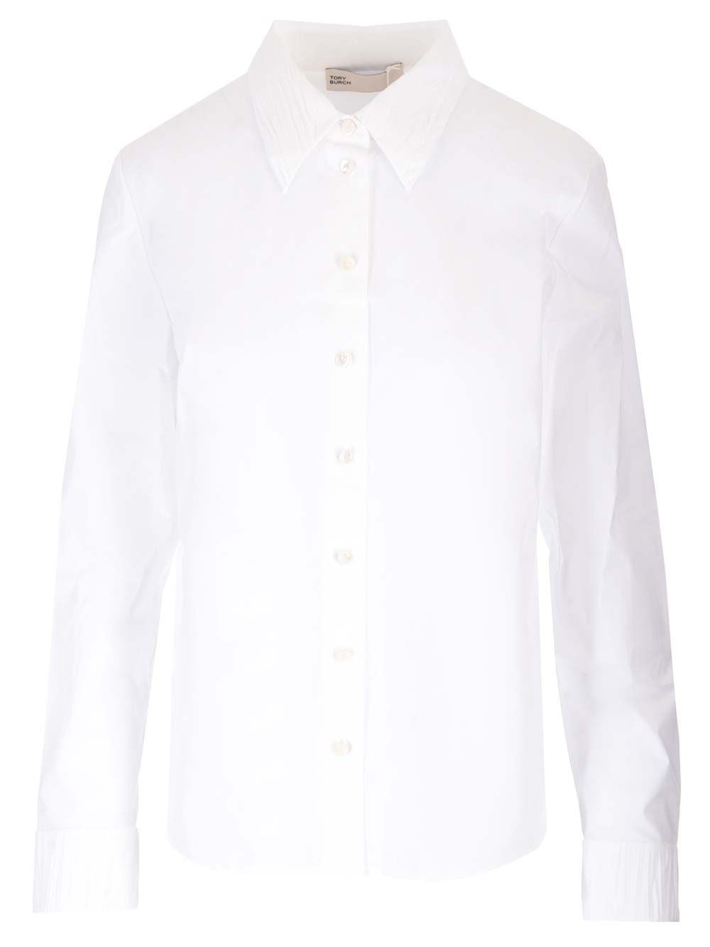 Tory Burch Poplin Shirt - White