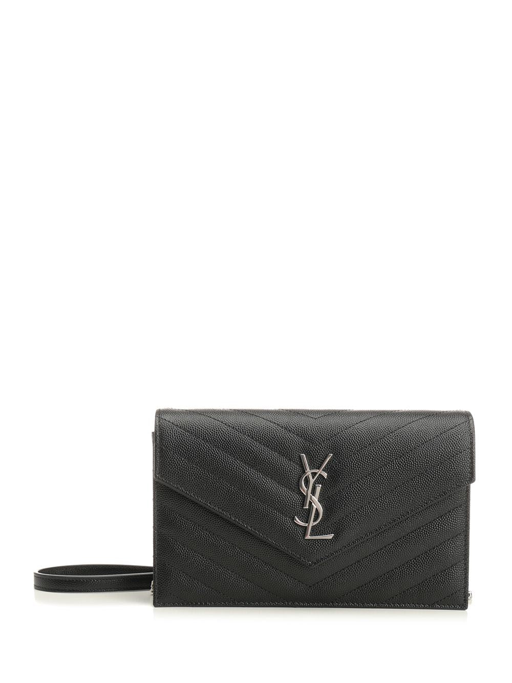 Saint Laurent "Envelope" Clutch Bag - Black