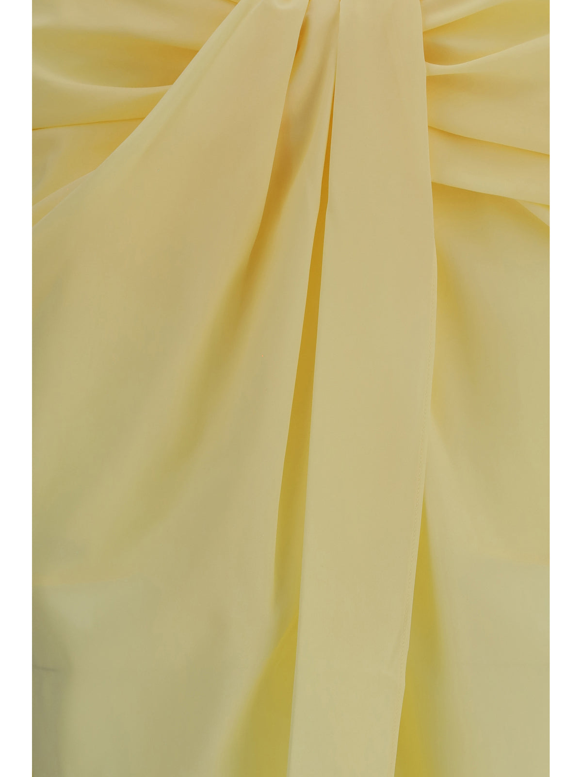 Jacquemus Pareo Skirt in stretch muslin - Light Yellow