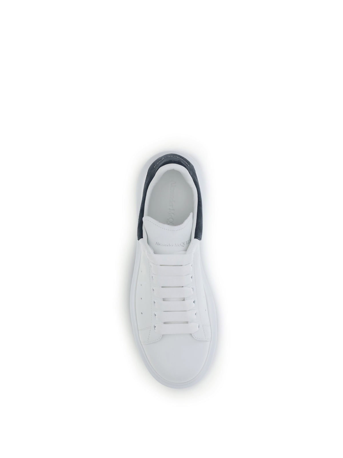 Alexander McQueen Oversized leather Sneakers - White/Blue Grey