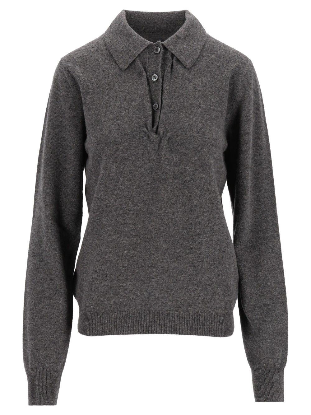 Maison Margiela Polo Sweater - Grey