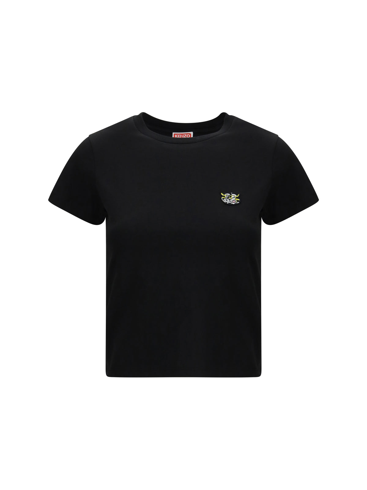 Kenzo Cotton T-shirt with the embroidered “Wild Tiger” - Black
