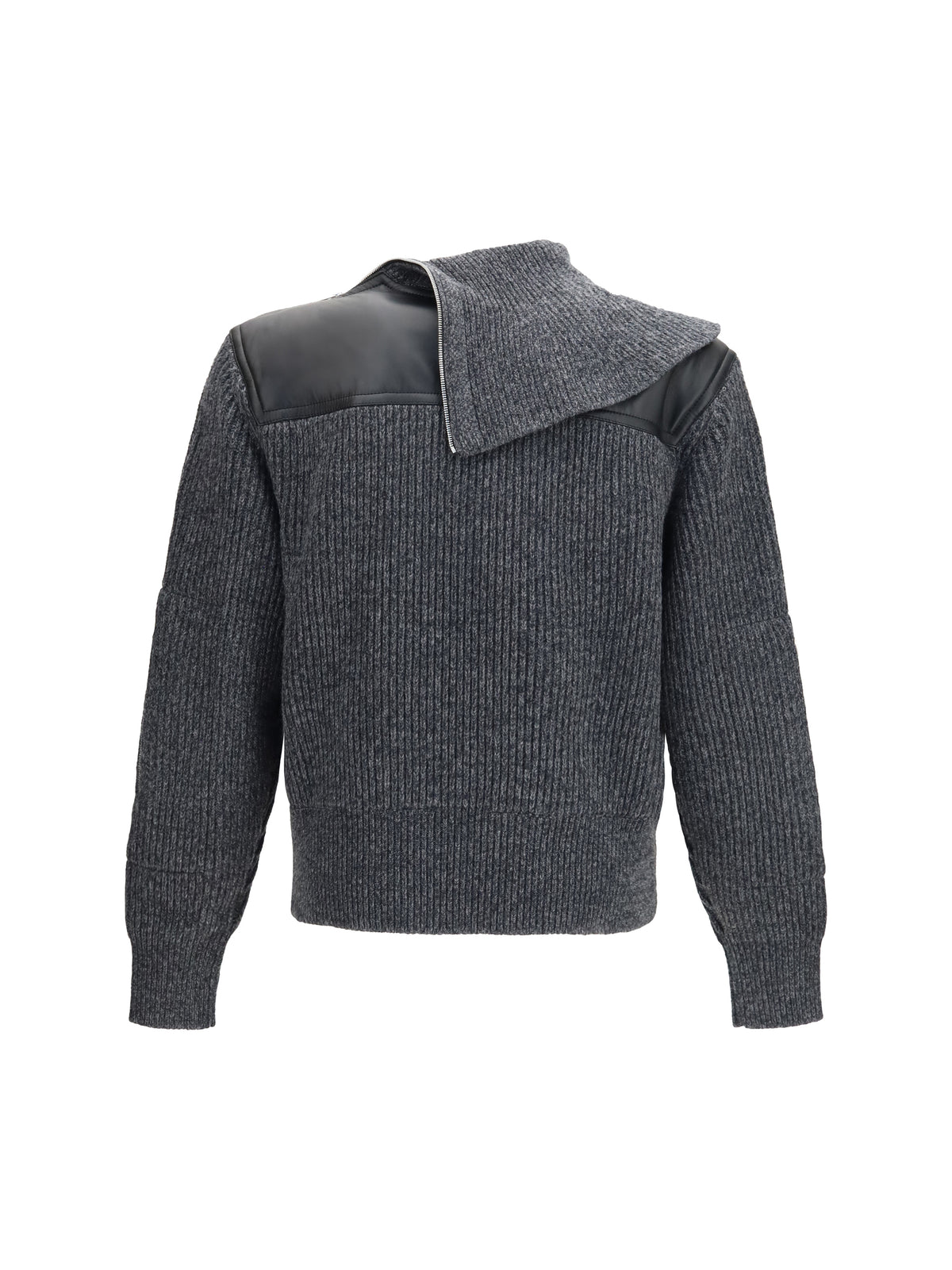 Bottega Veneta Ribbed wool Sweater - Dark Grey Melange
