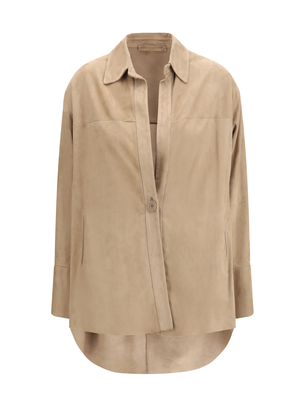 Salvatore Santoro Suede Shirt - Sand