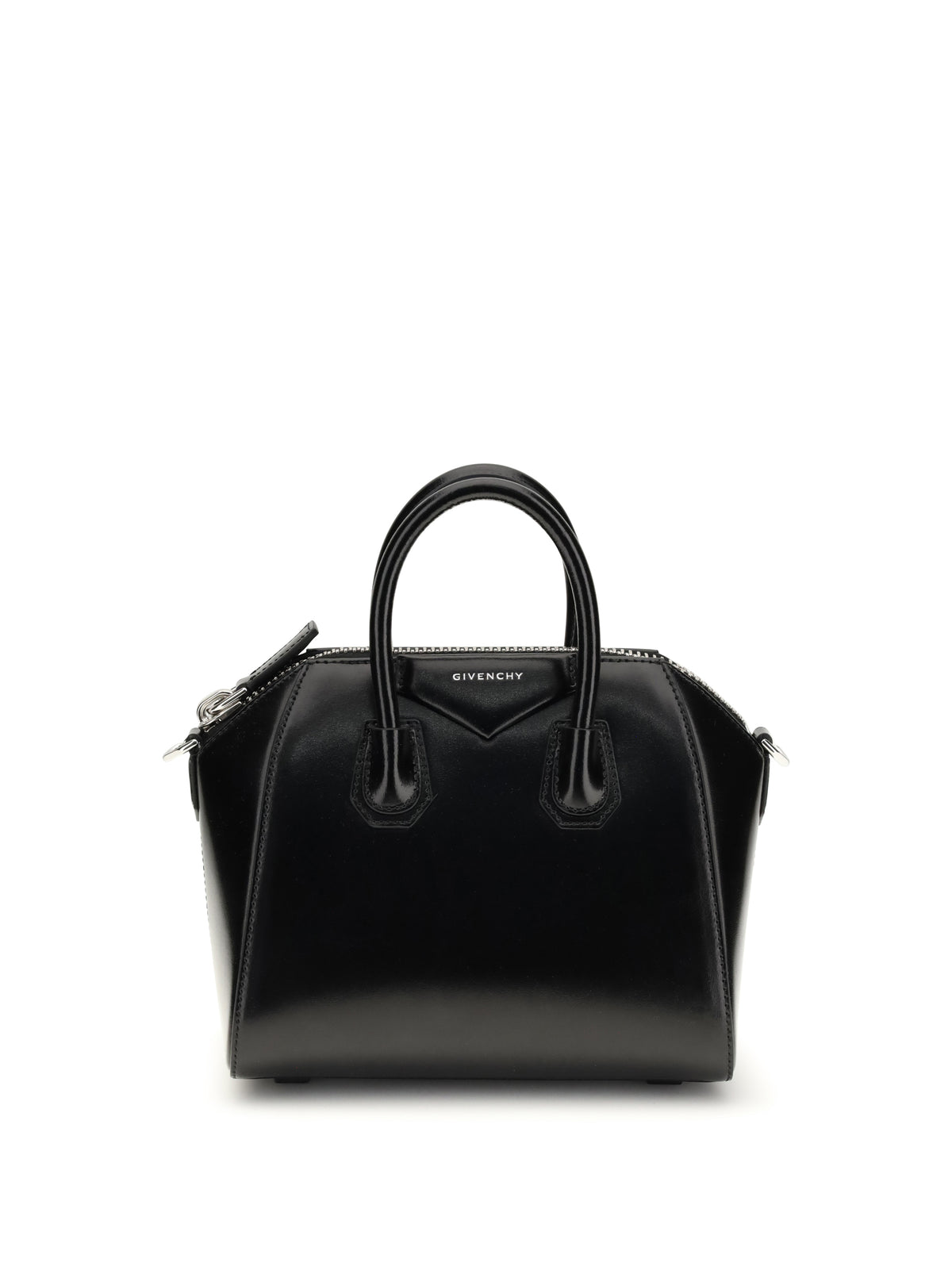 Givenchy Box leather Antigona mini Handbag - Black