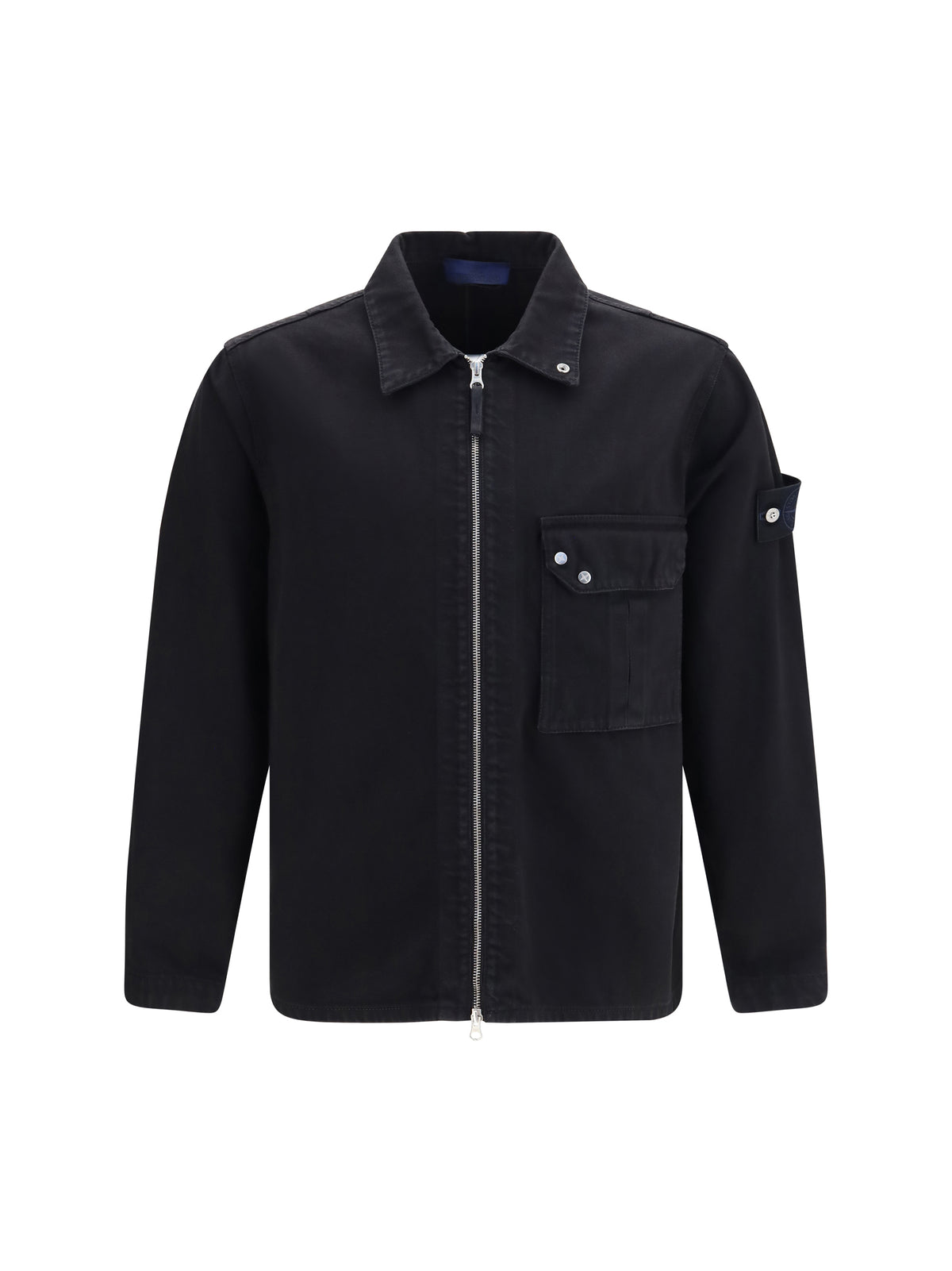 Stone Island Light Bull 1200002 Denim Jacket - Black