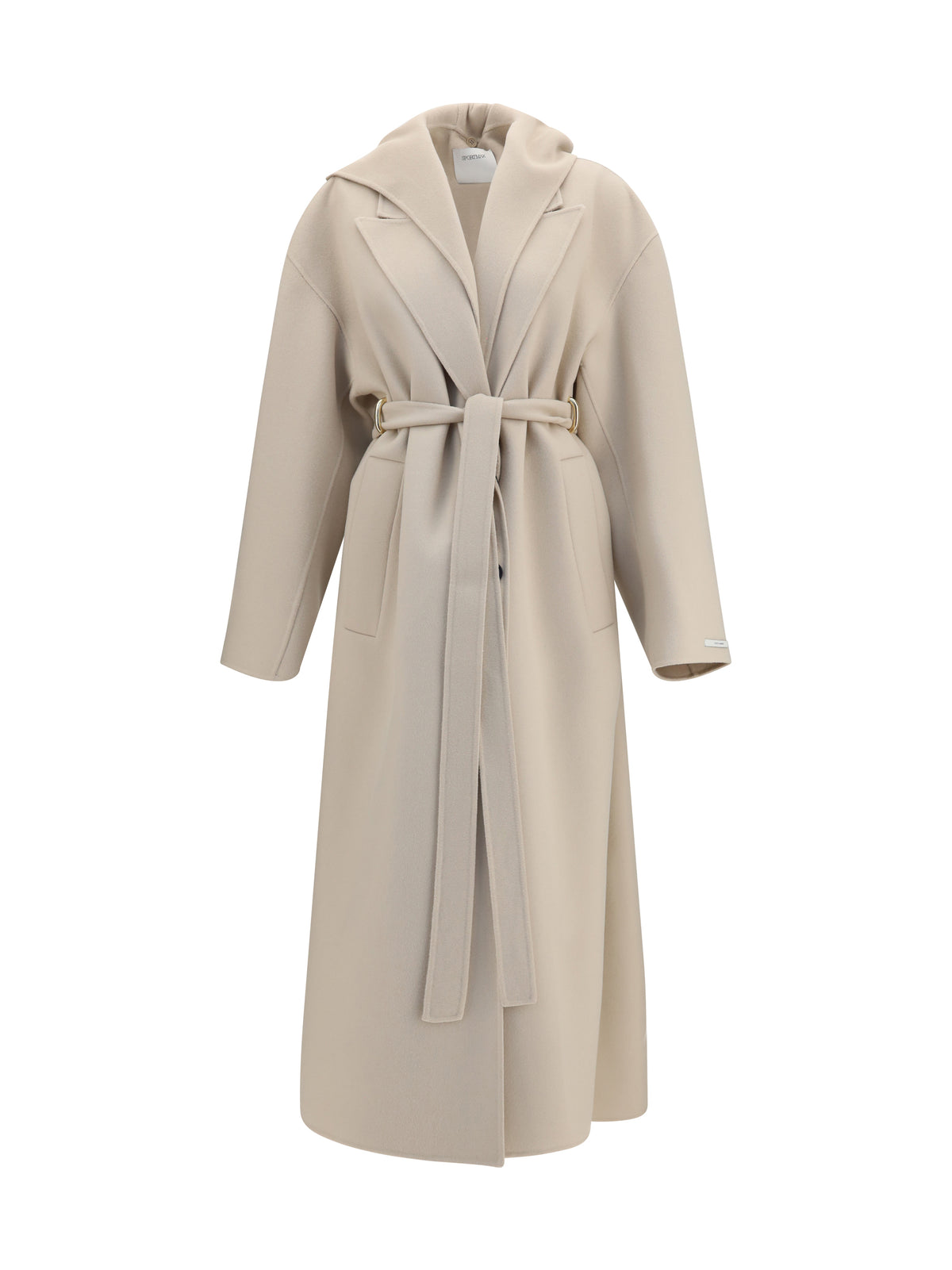 Max Mara Sportmax Olmo Coat in virgin wool - Canapa Unito