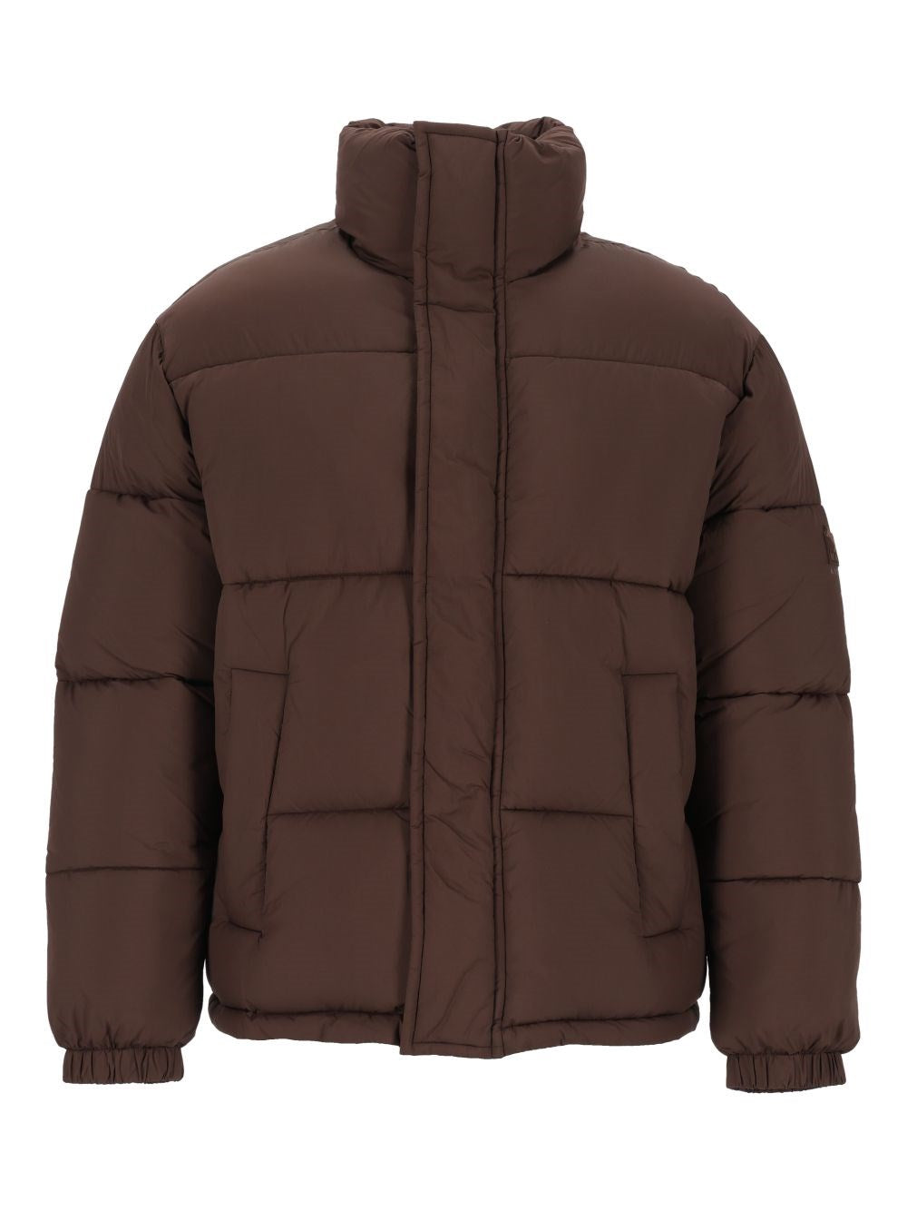 Maison Kitsuné Quilted Down Jacket - Brown