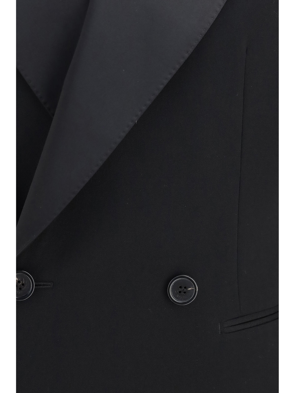 Saint Laurent Grain De Poudre Jacket - Noir