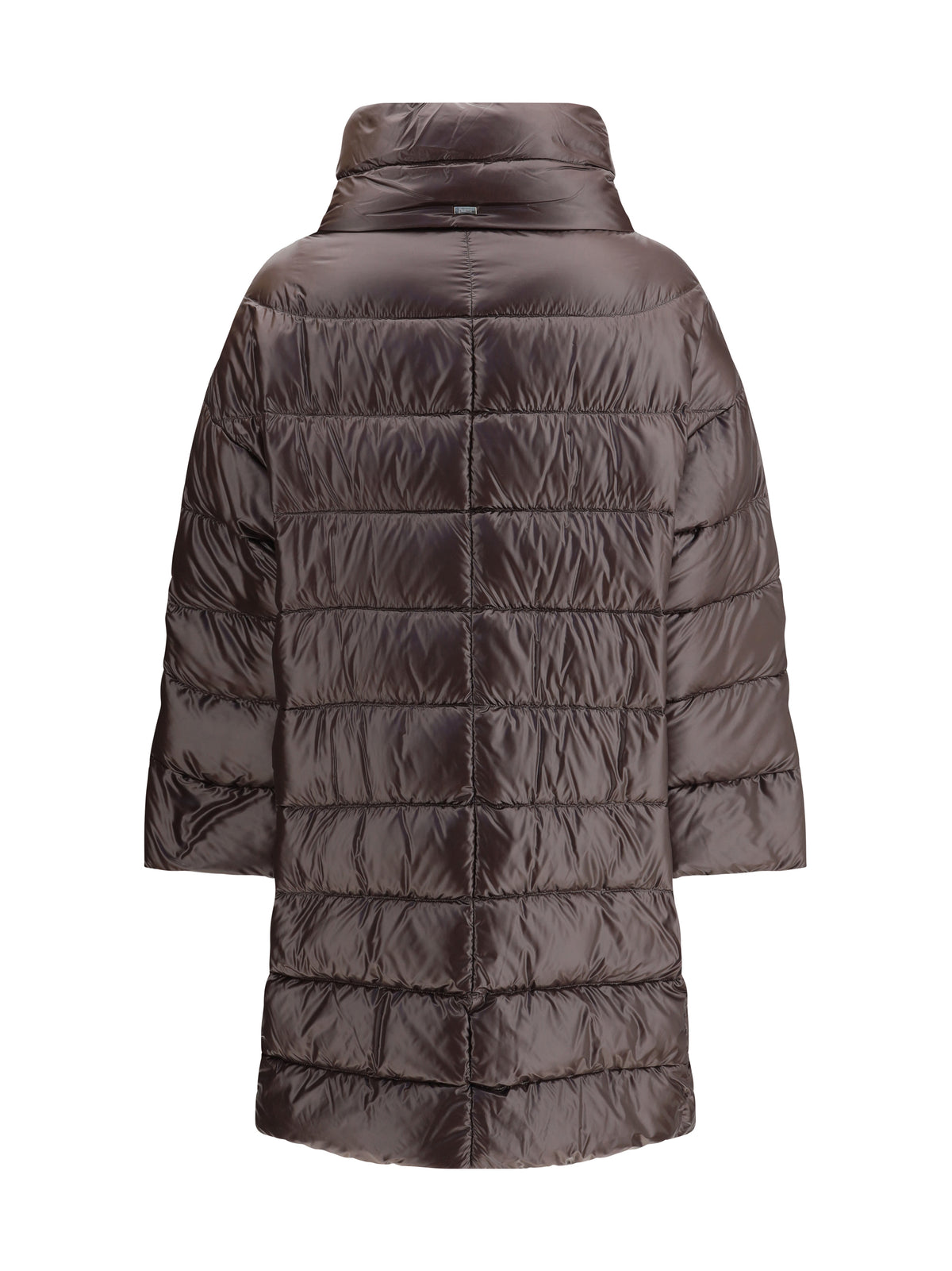 Herno Midi Down Jacket - Brown Dark