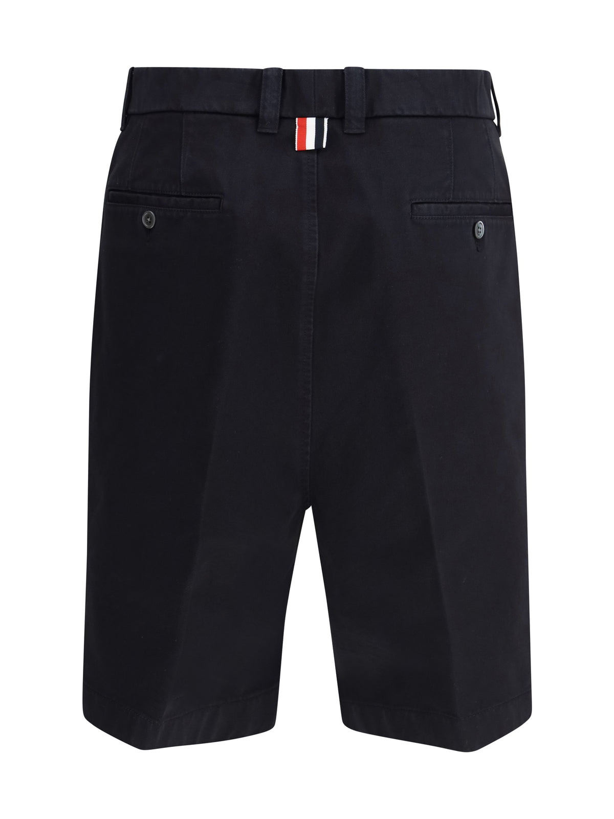 Thom Browne Typewriter Cloth Utility Chino Shorts - Navy