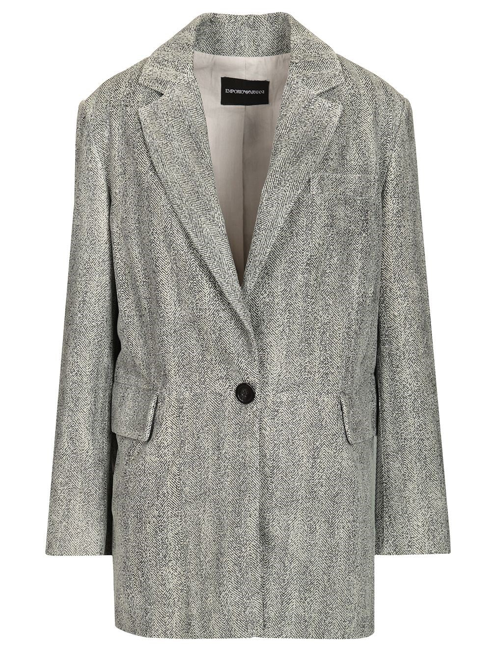Emporio Armani "Signature" Blazer - Grey