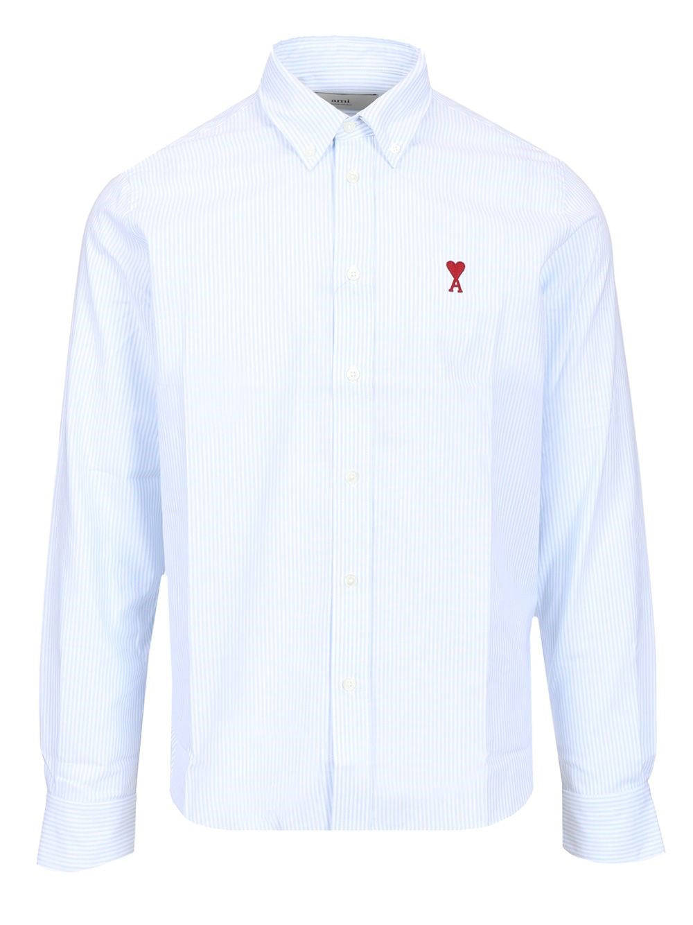 Ami Striped Shirt - Sky Blue