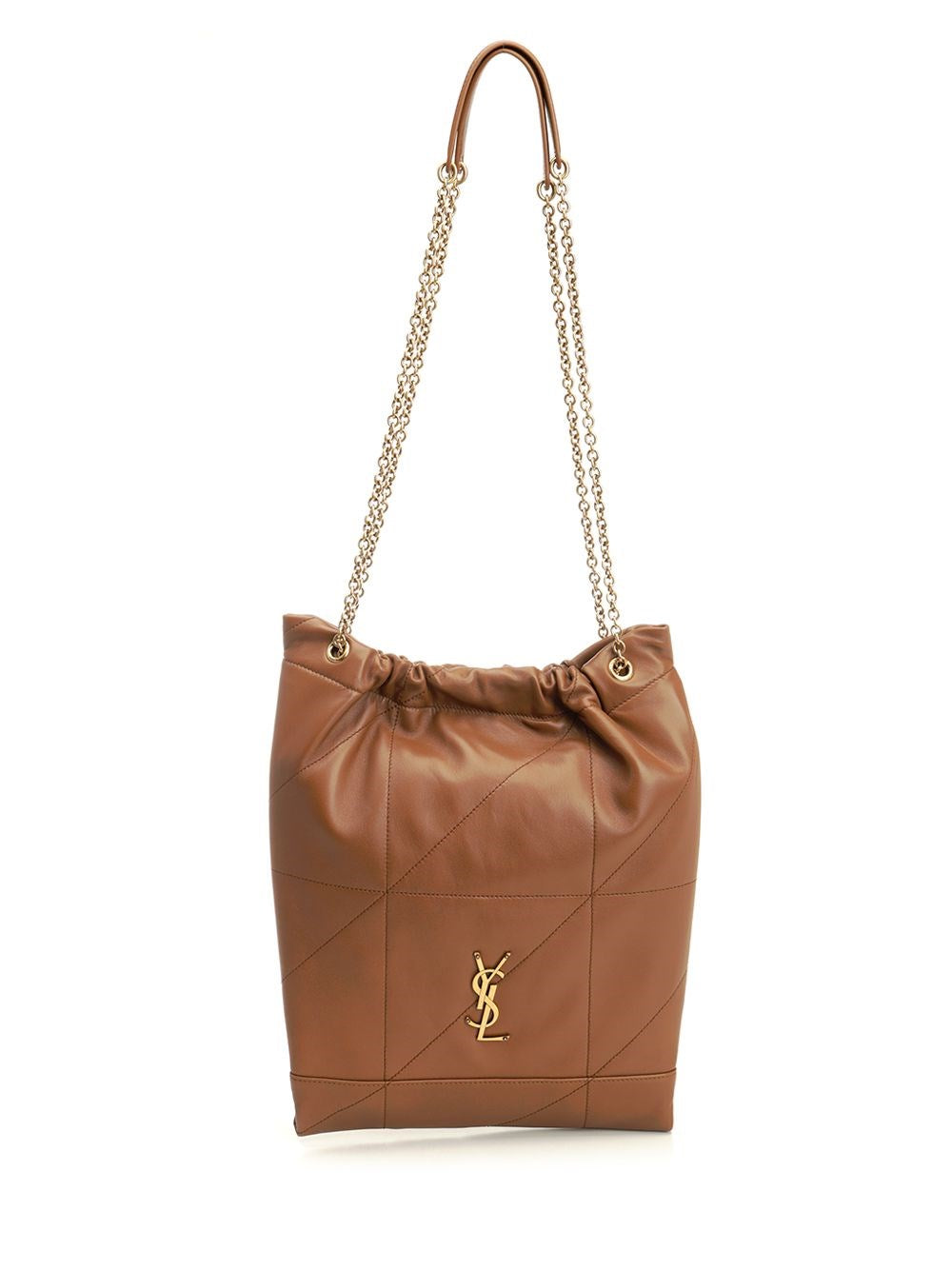 Saint Laurent "Jamie" Clutch Bag - Beige