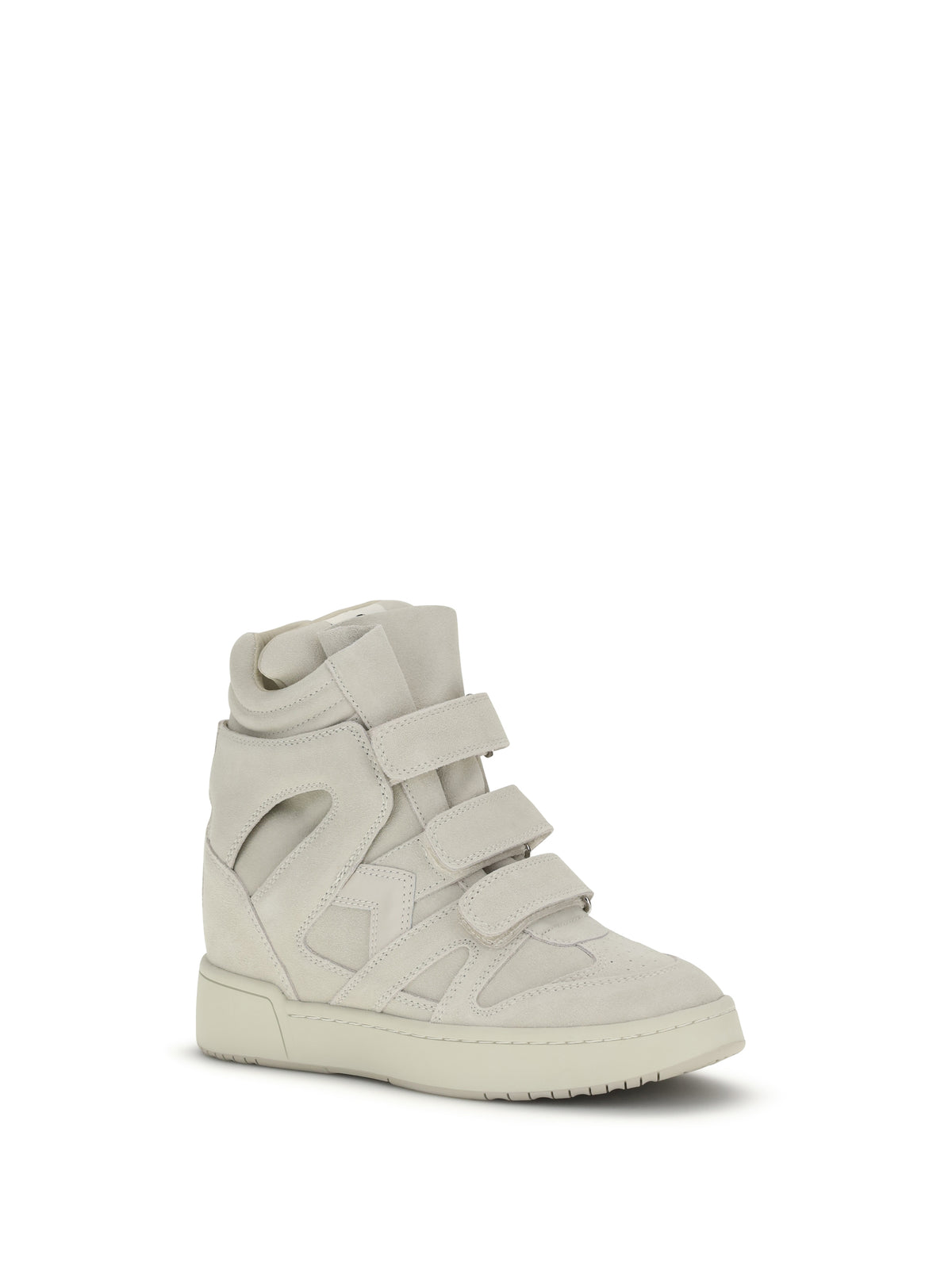Isabel Marant Wedge leather Sneakers IM3-GZ - Ecru