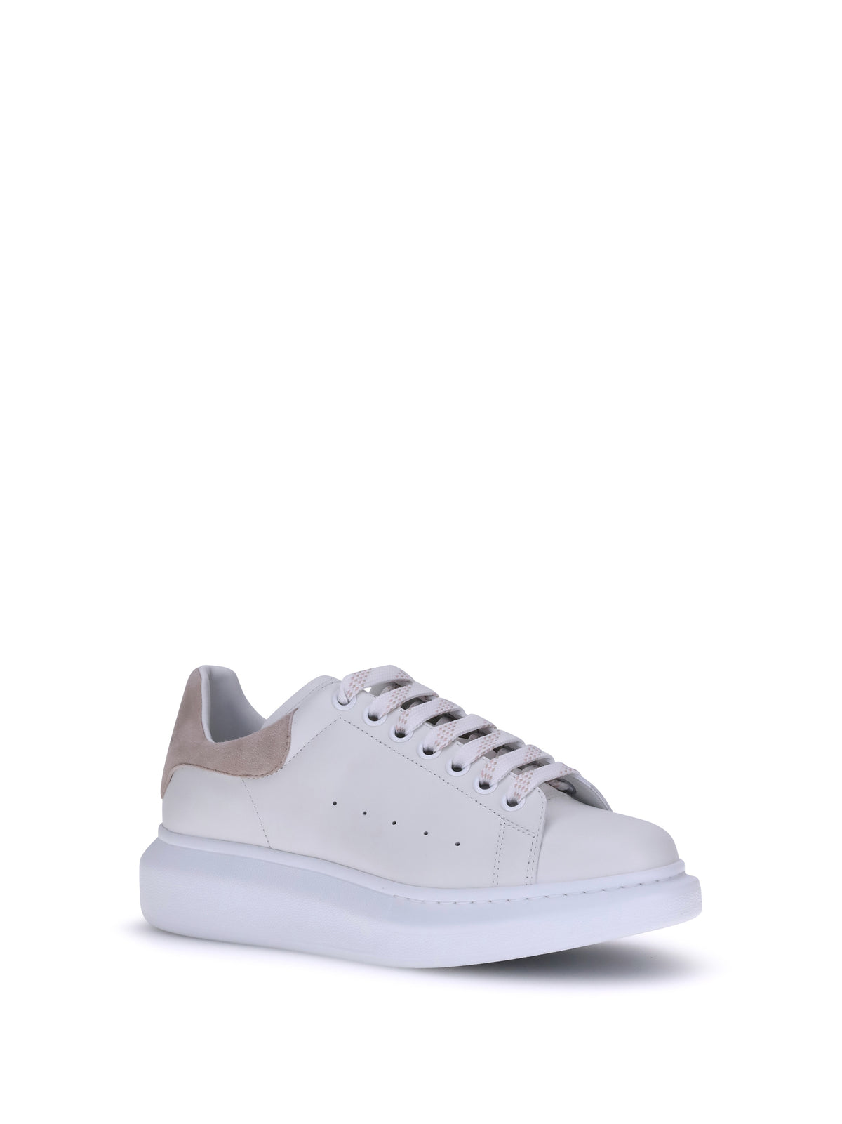 Alexander McQueen Leather Sneakers - Off White