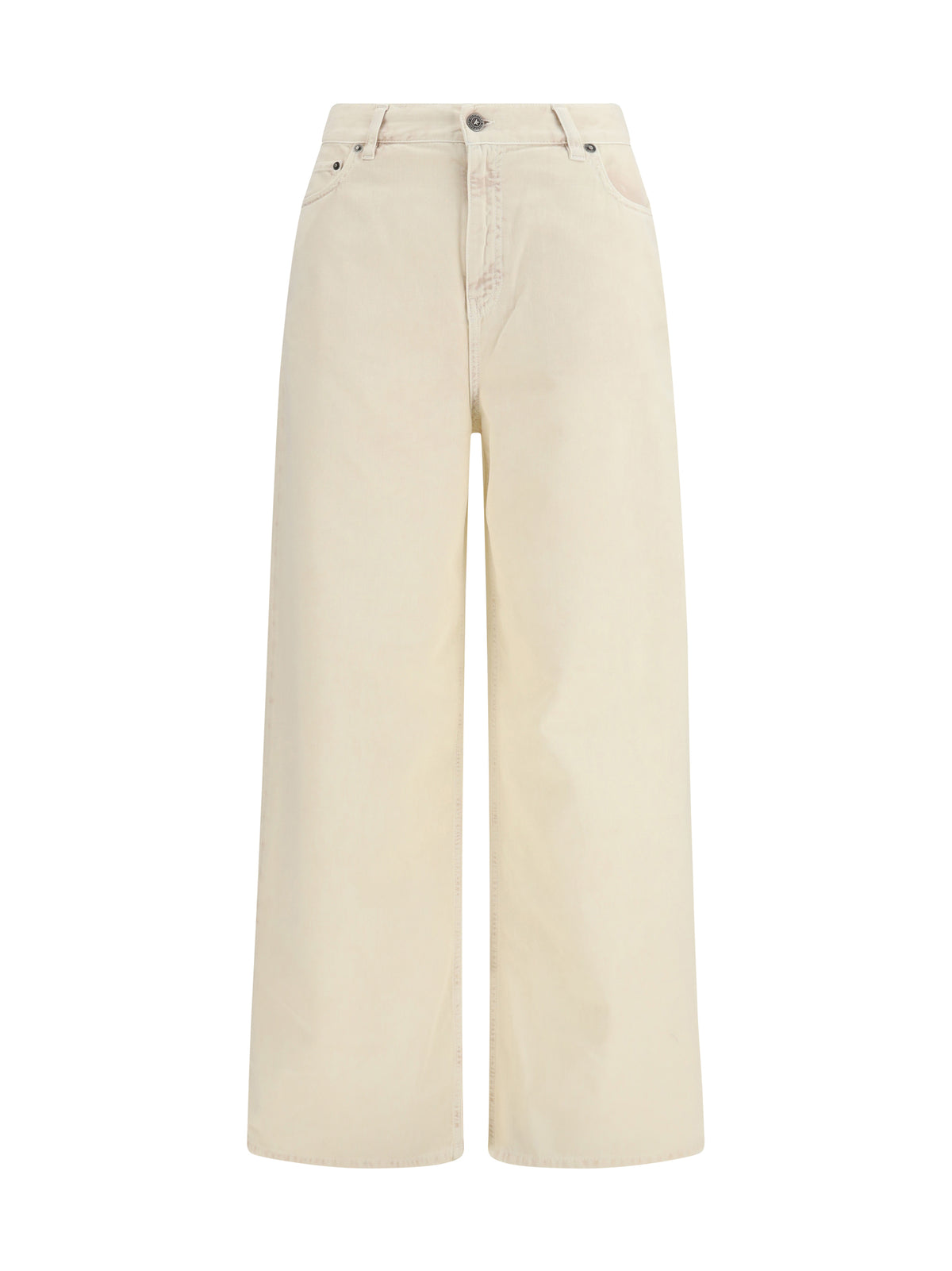Golden Goose Wide-leg cotton denim Jeans - Yellow