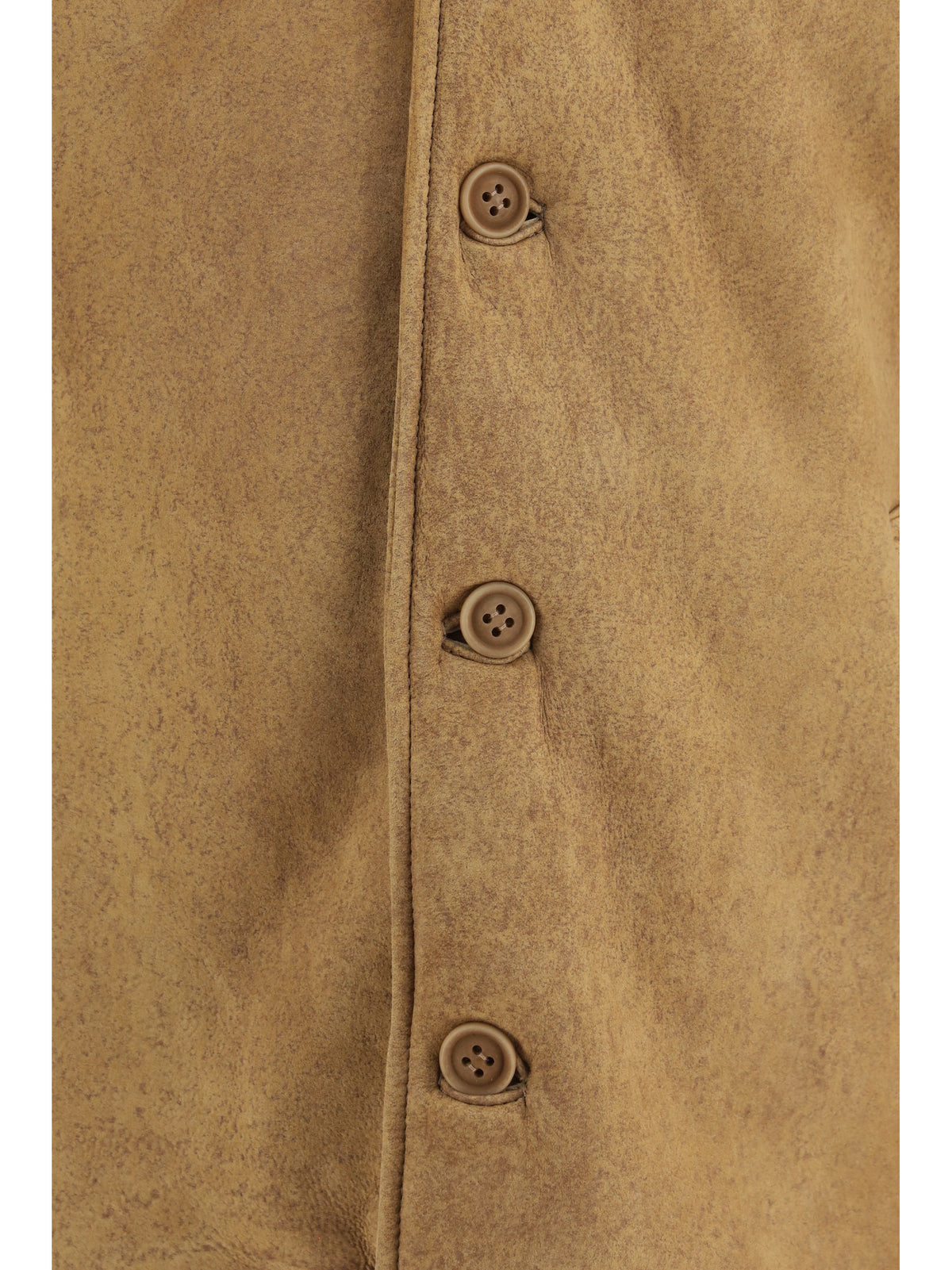 Salvatore Santoro Leather Jacket - Caramel/Beige